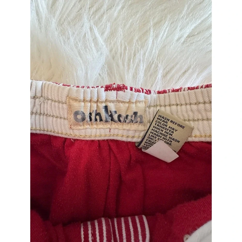 Vintage rare Oshkosh red striped‎ pants lined size 18m